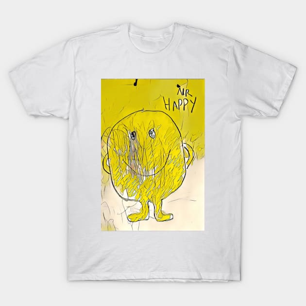 Mr  Happy T-Shirt by Tovers